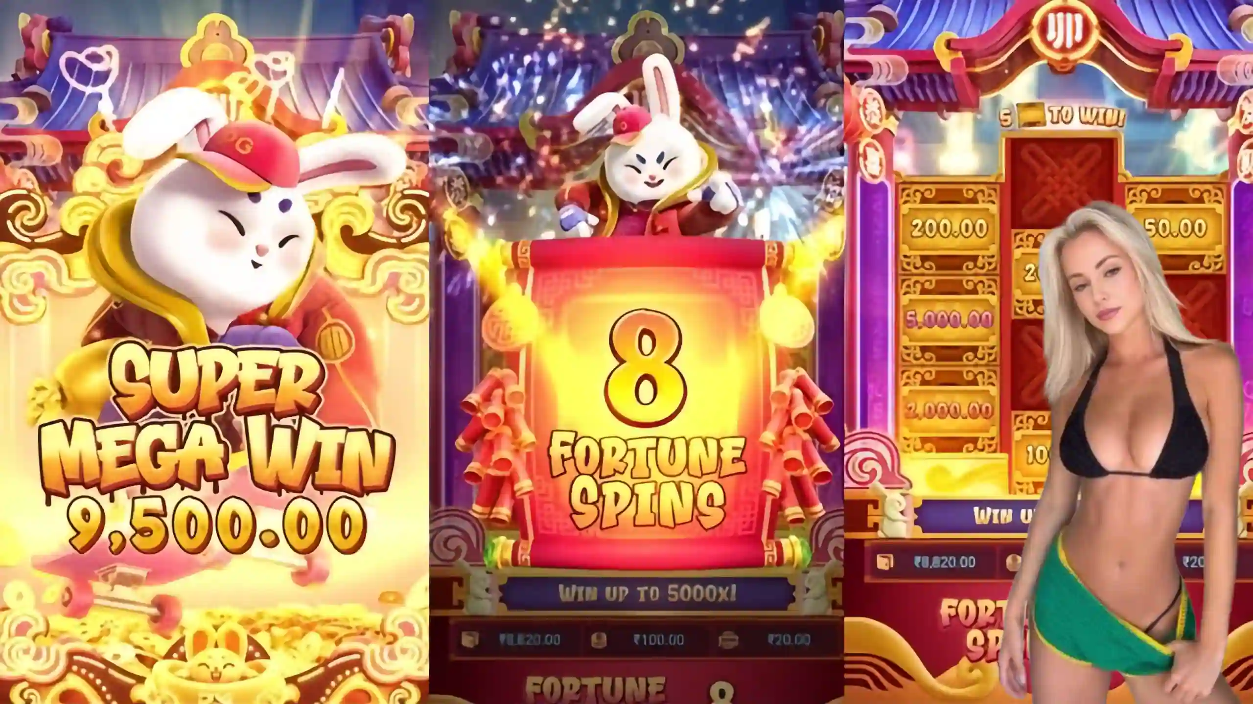 Wild Expansivo Fortune Rabbit tomw1pg - Coelho Dourado que Expande